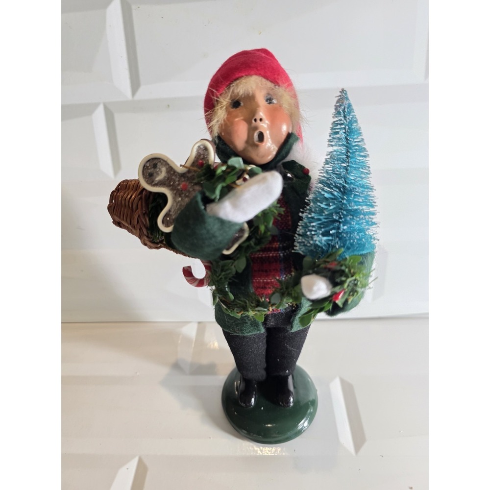 Byers Choice- Decorating Family Boy 2014 Old World Christmas Traditions